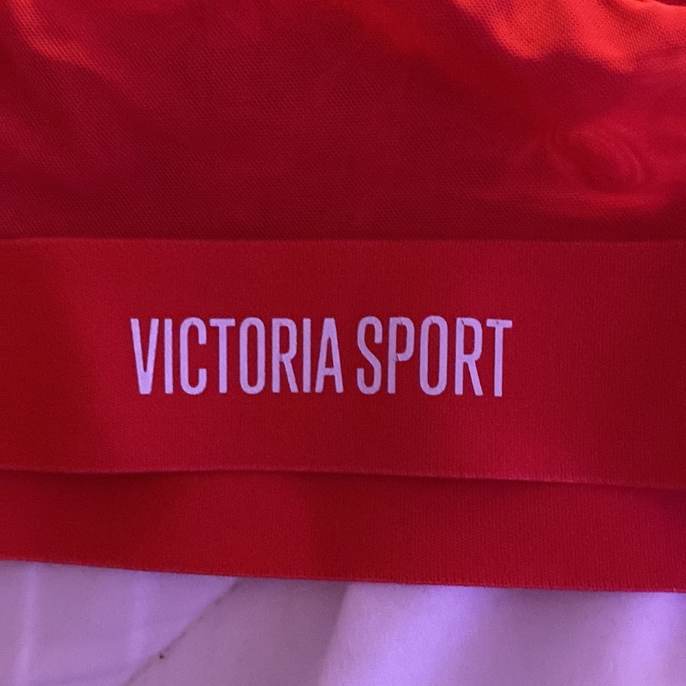 Red mesh Victoria sport sports bra - Picture 4 of 5